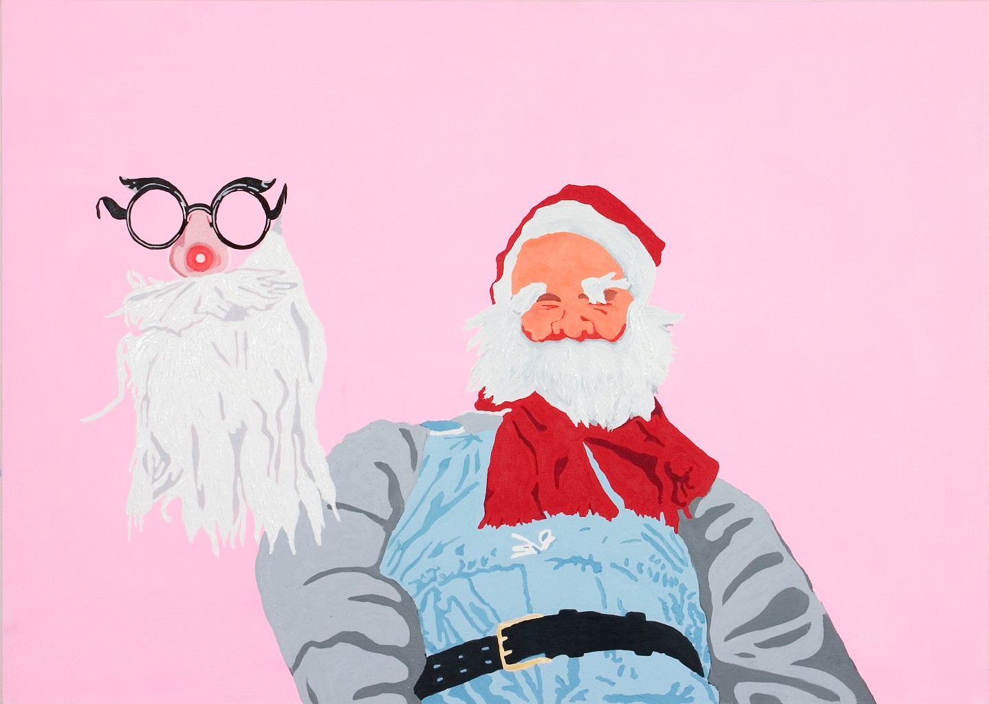 Kalle Lampela artwork, Mask of Santa Claus