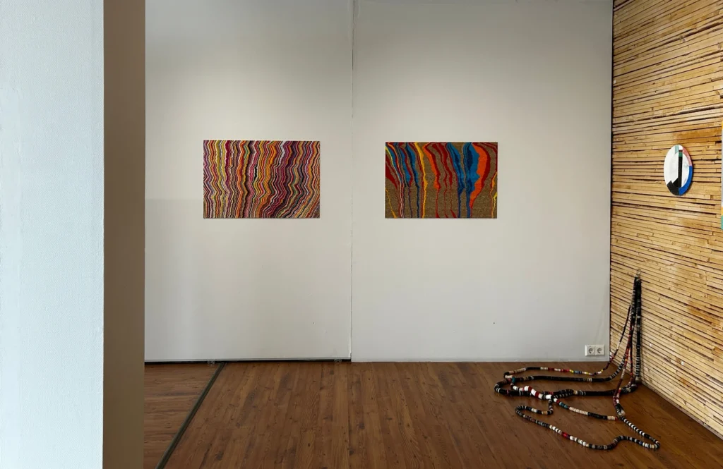 Kalle Lampela's Dot Variations artworks are on show in Group Exhibition, TAITTUVA AIKA in Galleria Napa, Rovaniemi